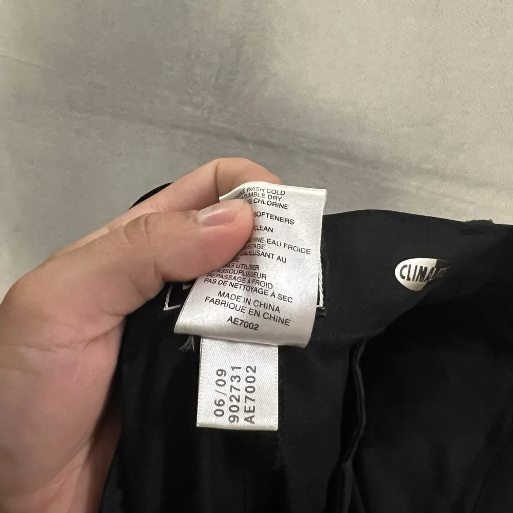 Adidas Golf Chino Pants Men's Size 36x30 Black Climalite Stretch Preppy Golf